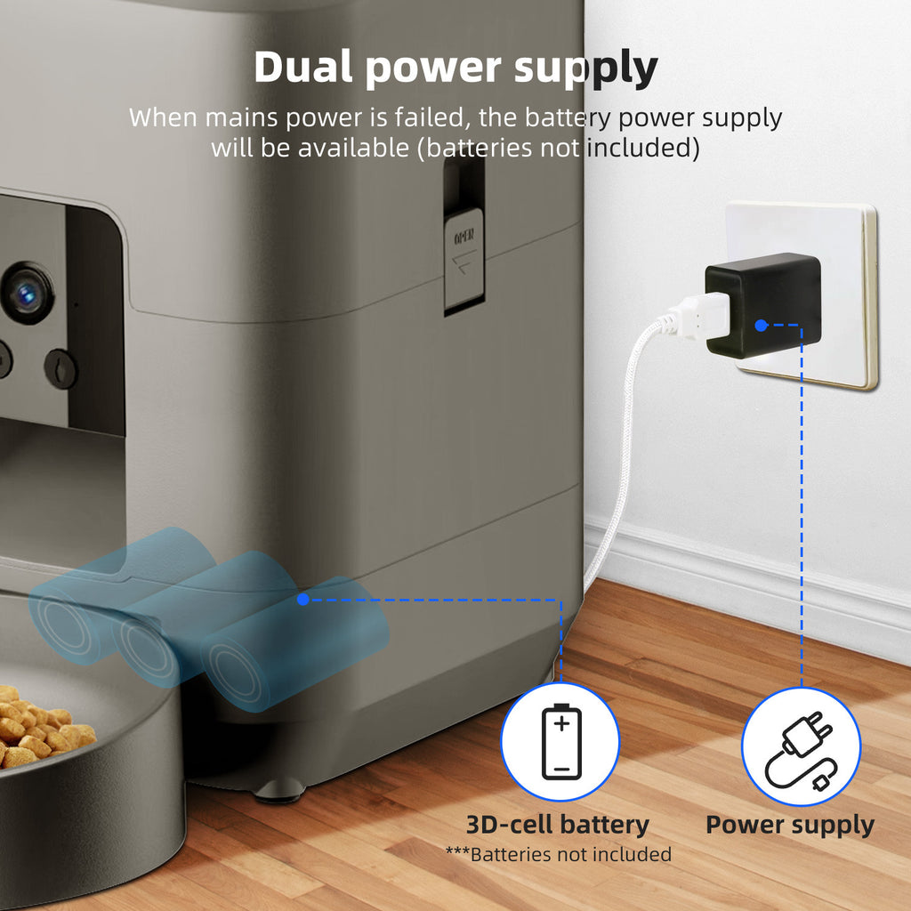 Smart Pet Feeder – WiFi Video & Timed Portions