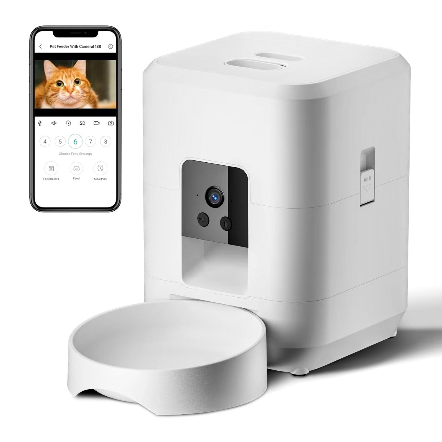 Smart Pet Feeder – WiFi Video & Timed Portions