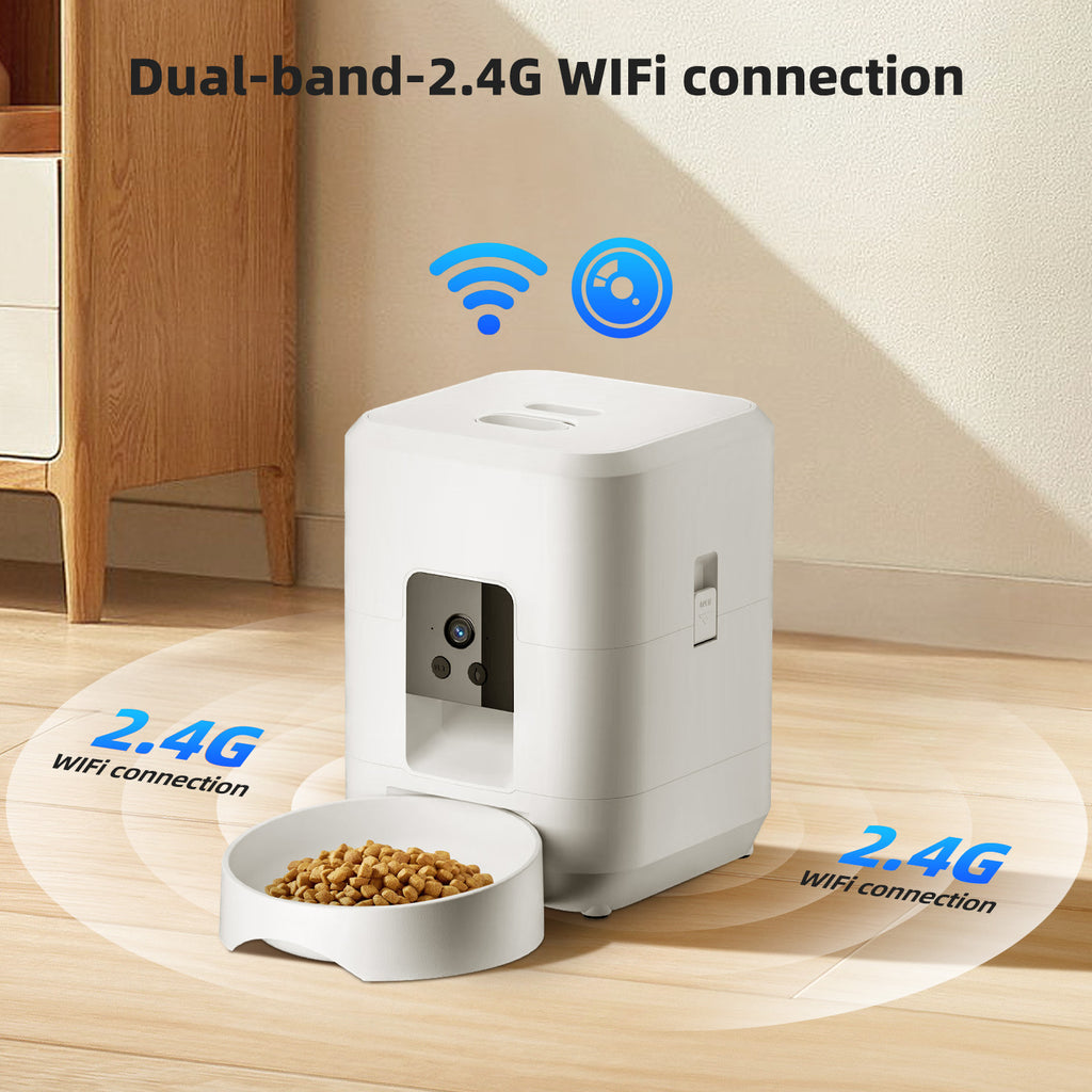 Smart Pet Feeder – WiFi Video & Timed Portions