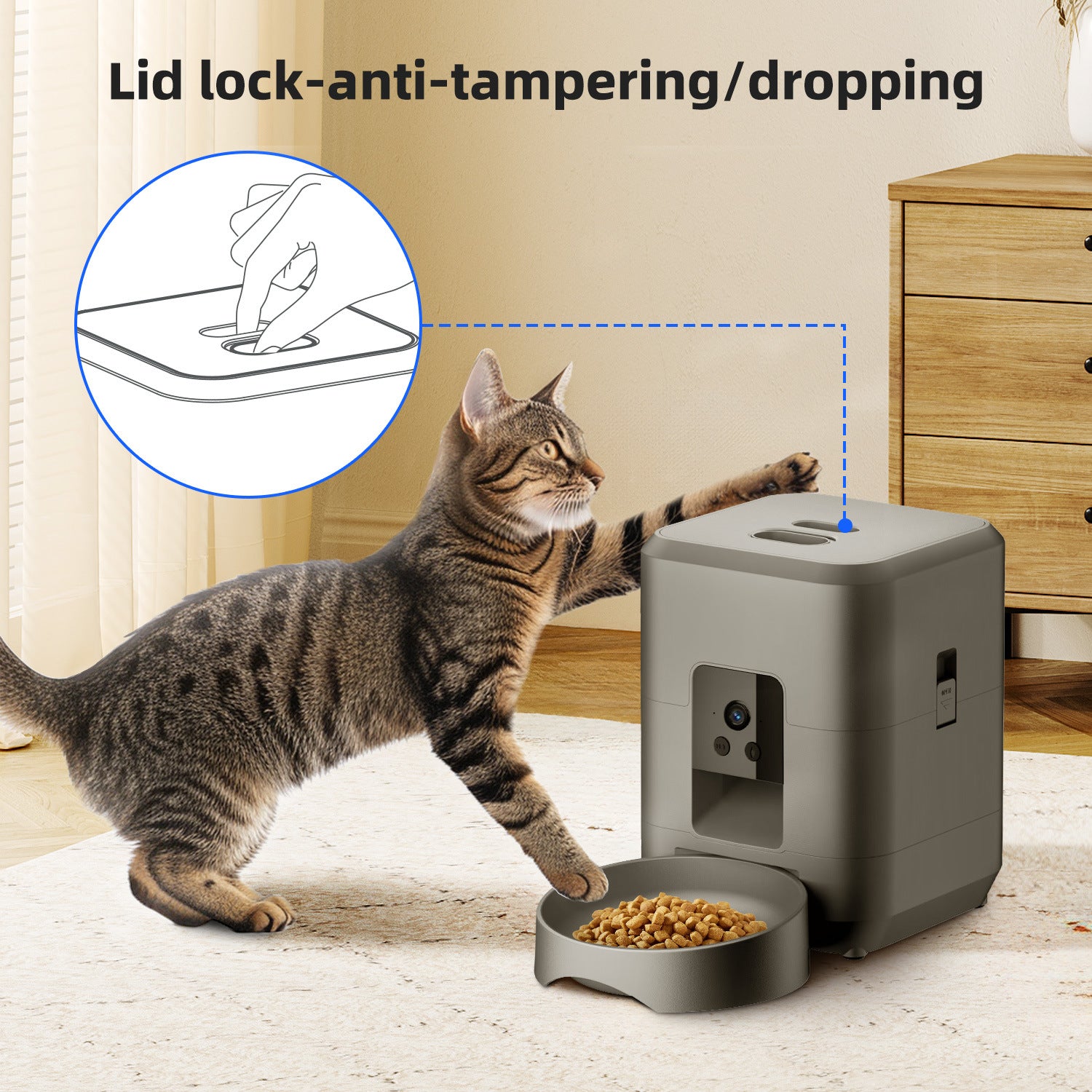 Smart Pet Feeder – WiFi Video & Timed Portions