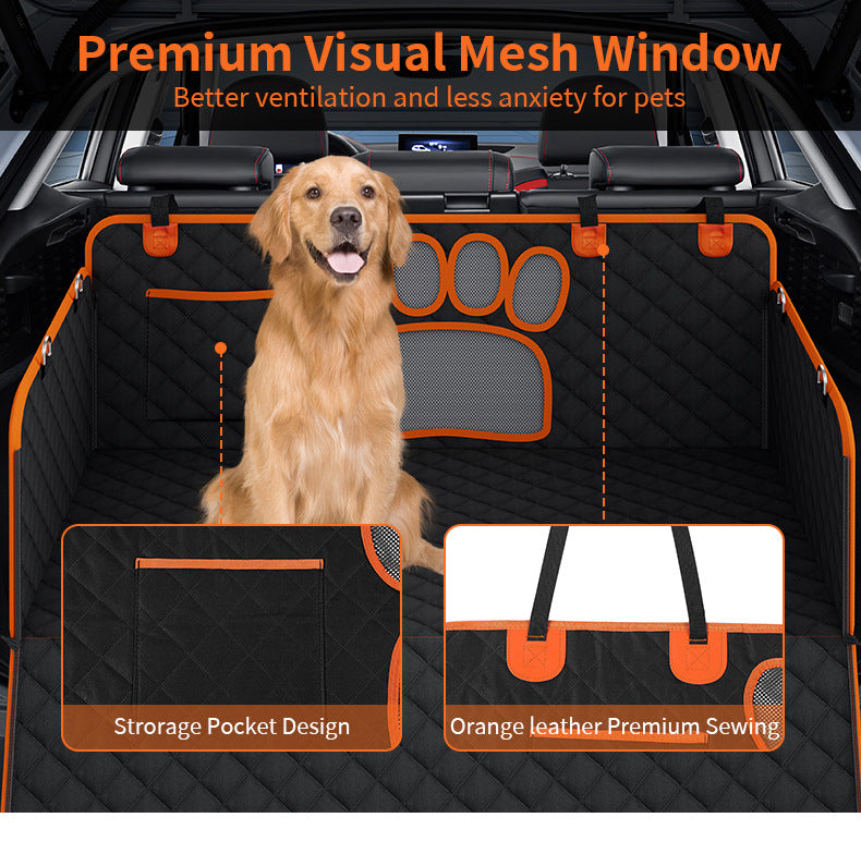 Waterproof Rear Car Pet Mat – Durable Isolation Cover for Dogs & Cats