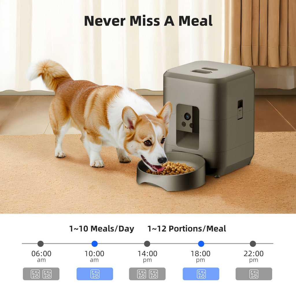 Smart Pet Feeder – WiFi Video & Timed Portions